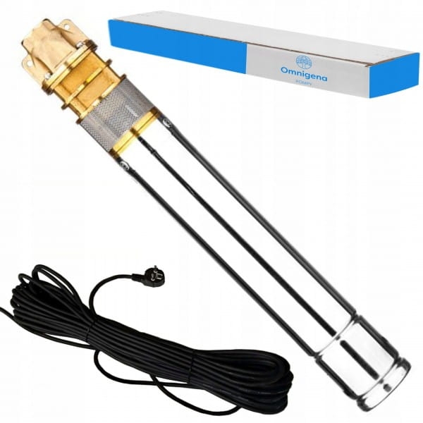 OMNIGENA POMPA GŁĘBINOWA 750W SKM 100 PREMIUM 3" 230V KONDENSATOR KABEL 15M