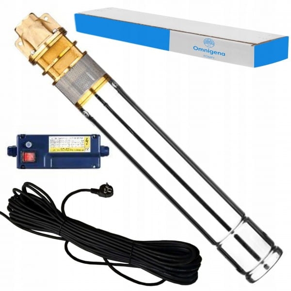 OMNIGENA POMPA GŁĘBINOWA 750W SKM 100 PREMIUM 3" 230V +PUSZKA KABEL 15M