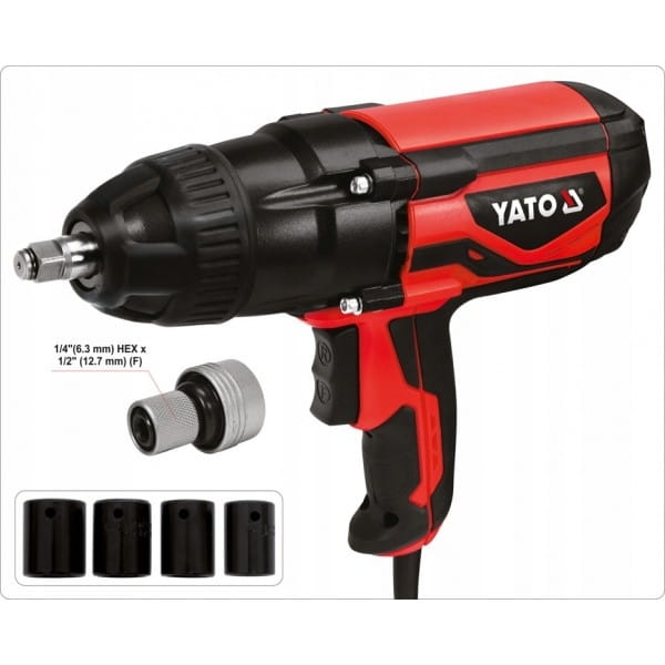 YATO ELEKTRYCZNY KLUCZ UDAROWY 600Nm 1020W 1/2