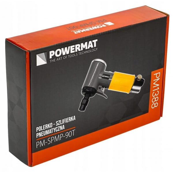 SZLIFIERKA PNEUMATYCZNA 6,3 BAR 1/4" 16 000/MIN +OSPRZĘT FREZY PM-SPMP-90T