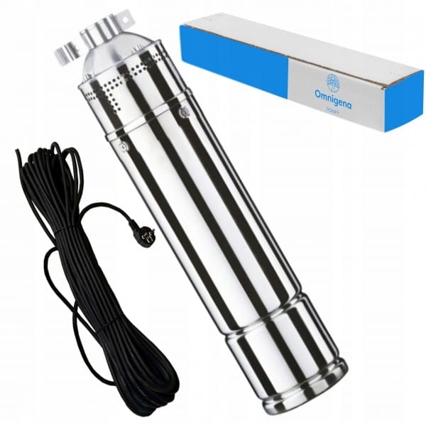 OMNIGENA POMPA GŁĘBINOWA SKM 100 4" INOX 750W 230V KONDENSATOR 15M KABLA