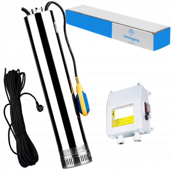 OMNIGENA POMPA GŁĘBINOWA OMNITECH 1800 5" 1500W 230V +PUSZKA 15M KABEL