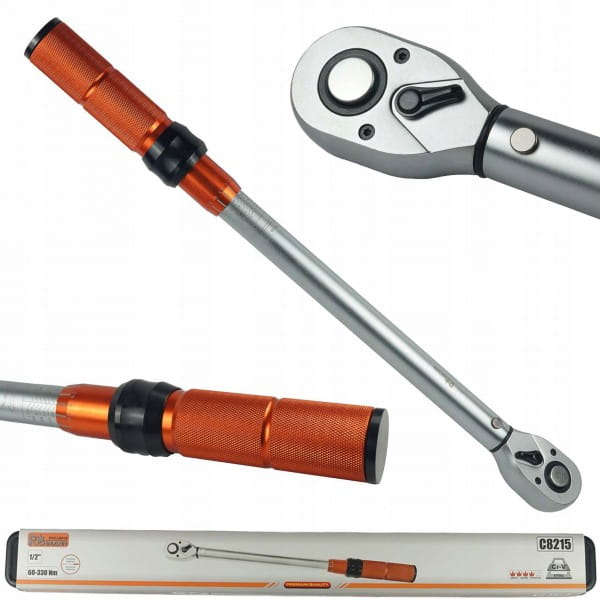 RICHMANN KLUCZ DYNAMOMETRYCZNY DWUKIERUNKOWY 60-330NM 1/2 KALIBRACJA C8215