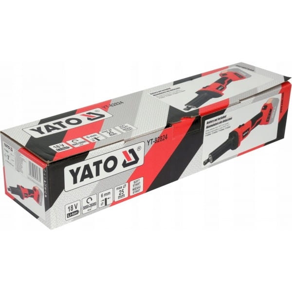 YATO SZLIFIERKA PROSTA BEZSZCZOTKOWA AKU. 18V 6 MM