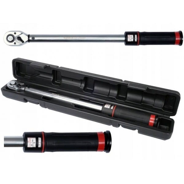 YATO KLUCZ DYNAMOMETRYCZNY 1/2'' 10-110NM 72 ZĘBY 470MM W WALIZCE YT-07607