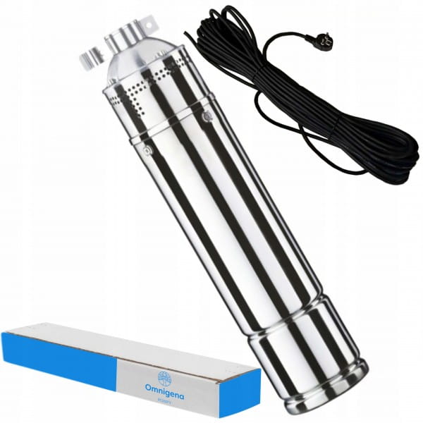 OMNIGENA POMPA GŁĘBINOWA SKM 100 4" INOX 750W 230V KONDENSATOR 15M KABLA