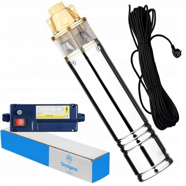 OMNIGENA POMPA GŁĘBINOWA SKM 100 4" 750W 230V IP 68 +PUSZKA 15M KABLA