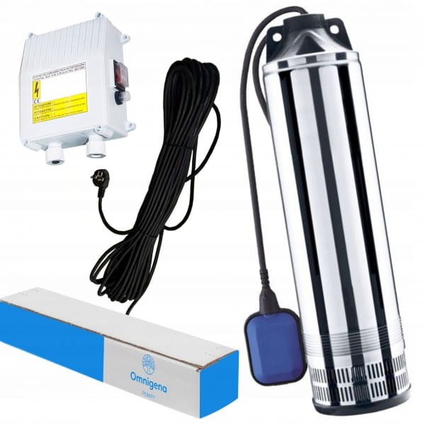 OMNIGENA POMPA GŁĘBINOWA OMNITECH 2200 6" 2200W 230V +PUSZKA 10M KABEL