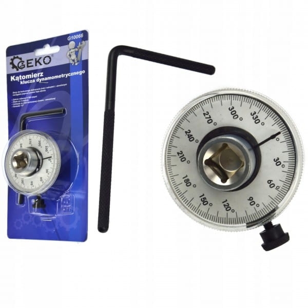 GEKO KĄTOMIERZ KLUCZA DYNAMOMETRYCZNEGO DYNAMOMETR 0-360 STOPNI G10066