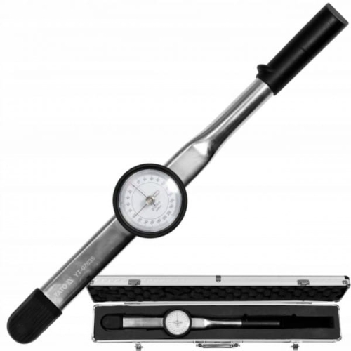 YATO KLUCZ DYNAMOMETRYCZNY ZE STALI 1/2" 0-200NM ZEGAROWY WALIZKA YT-07835