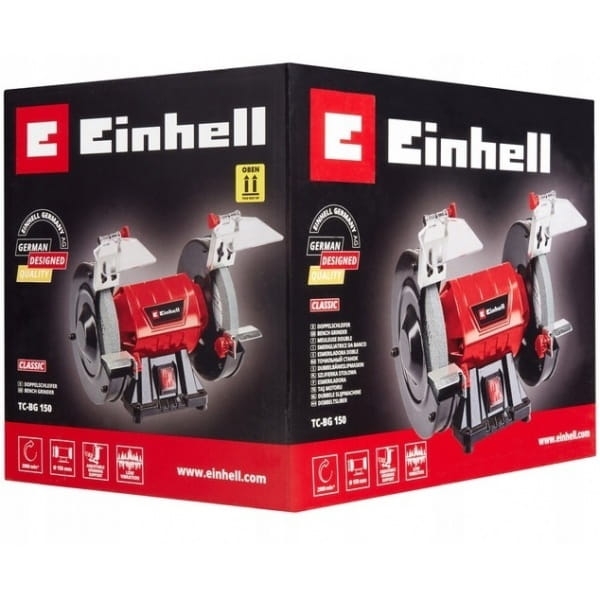 EINHELL STACJONARNA SZLIFIERKA STOŁOWA DWUKAMIENIOWA TC-BG 150 4412632