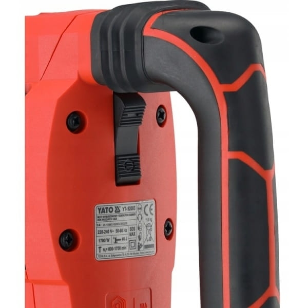 YATO MŁOT WYBURZENIOWY HEAVY DUTY SDS MAX HEX 28MM 1700W 40J YT-82003