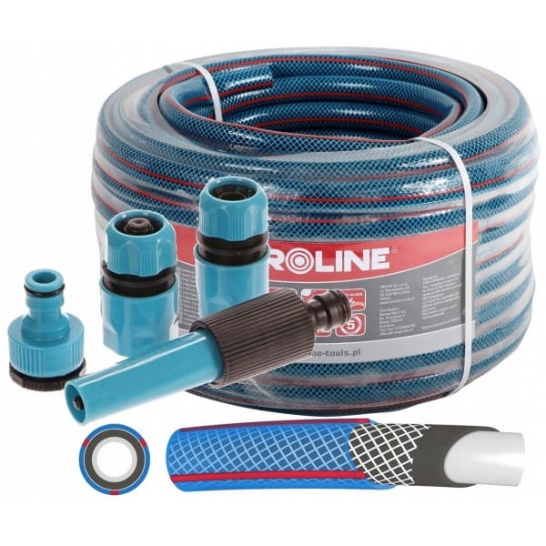 PROLINE WĄŻ OGRODOWY 3/4'' 50M +ZŁĄCZKI ZRASZACZ