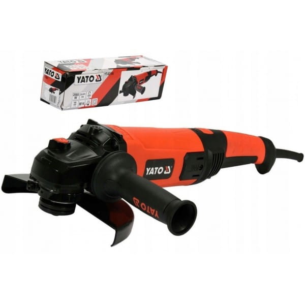 YATO SZLIFIERKA KĄTOWA KĄTÓWKA SIECIOWA 2000W 180MM ODPORNY KABEL YT-82104