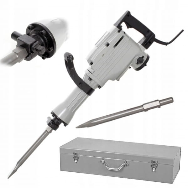 MŁOT UDAROWY KUJĄCY 3000W 55J +DŁUTO PRZECINAK WALIZKA KRAFT&amp;DELE KD1507