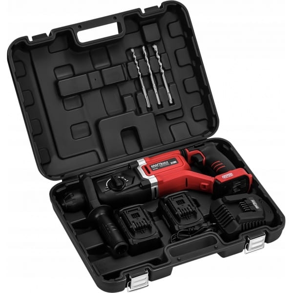 MŁOT UDAROWY AKUMULATOROWY 21V 4,5J SDS+ BEZSZCZOTKOWY 2X4AH WALIZKA KD3195