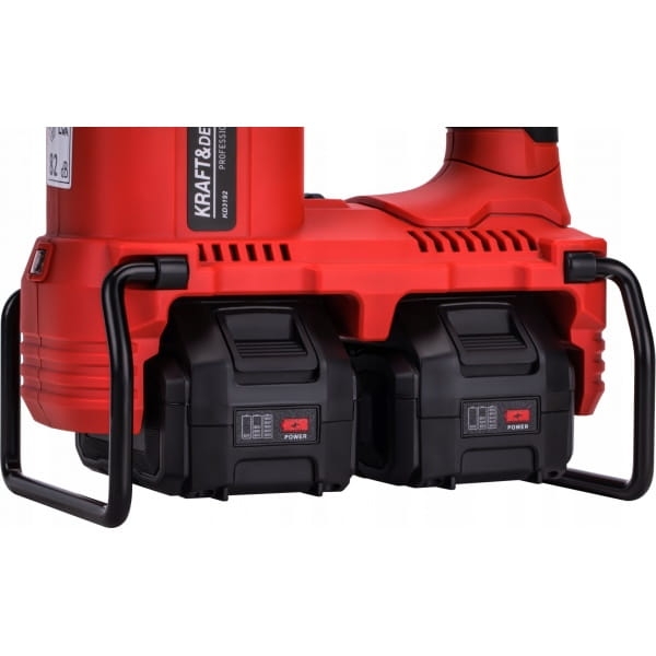 MŁOT UDAROWY AKUMULATOROWY 42V 10J BEZSZCZOTKOWY 2XAKUMULATOR 4AH+AKCESORIA