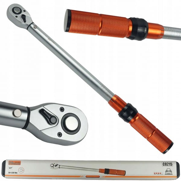 RICHMANN KLUCZ DYNAMOMETRYCZNY DWUKIERUNKOWY 60-330NM 1/2 KALIBRACJA C8215