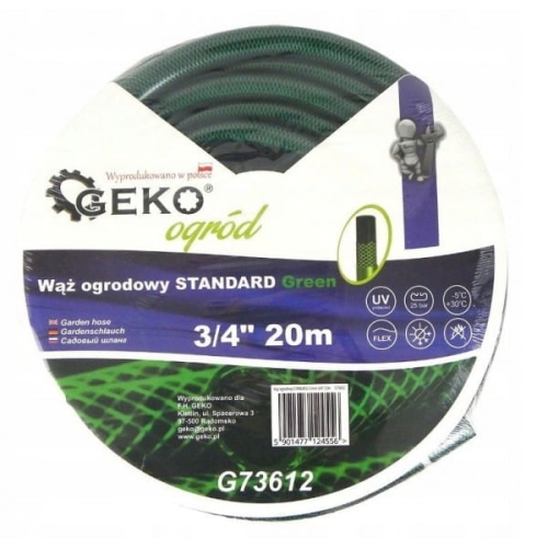 WĄŻ OGRODOWY DO WODY OGRODNICZY 3/4" 20M GEKO