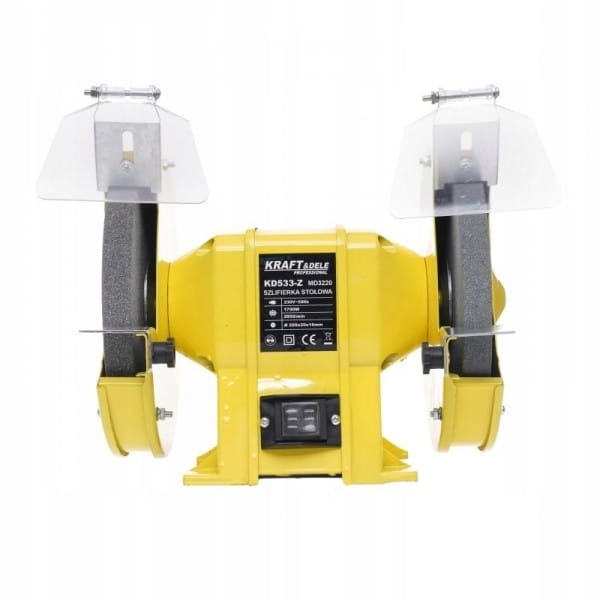 KRAFT&amp;DELE SZLIFIERKA STOŁOWA TARCZOWA 2-KAMIENIOWA 200MM 1700W KD533-Z