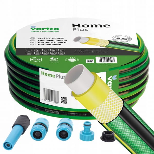 WĄŻ OGRODOWY 4-WARSTWOWY 27 BAR 1/2'' 30M +ZŁĄCZKI