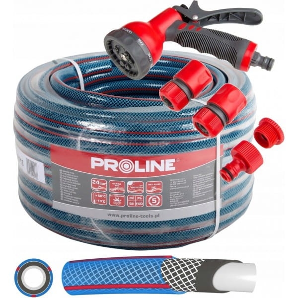 PROLINE WĄŻ OGRODOWY 3/4'' 20M + PISTOLET PROLINE