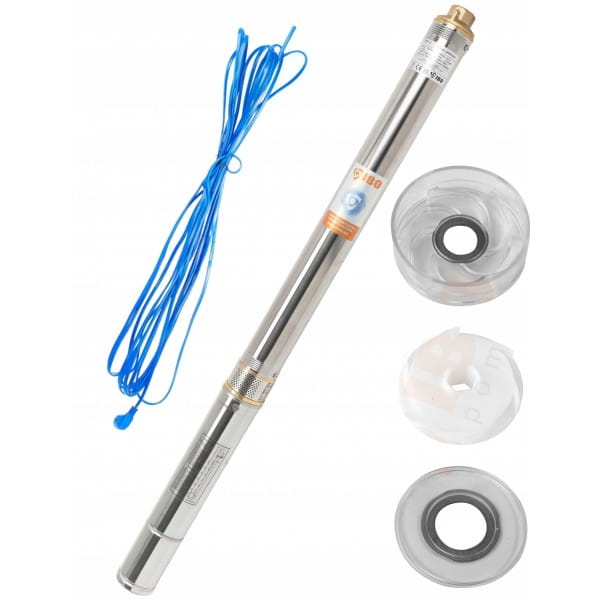 POMPA GŁĘBINOWA IBO 3SDM24 ANTYPIASKOWA+KABEL 20MB