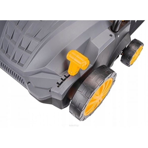 AERATOR WERTYKULATOR ELEKTRYCZNY Z KOSZEM 3W1 2550W WERTYKULACJA 38CM WAŁKI