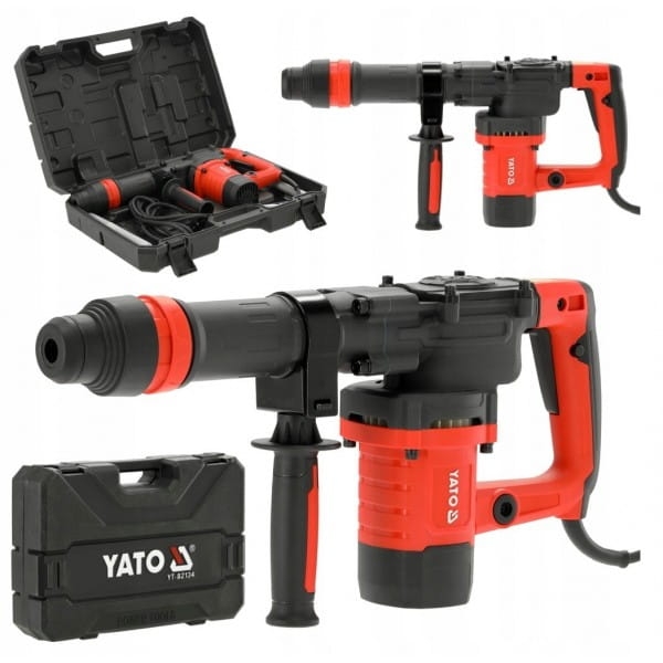 YATO MŁOT SDS MAX DŁUTUJĄCY 1500W 20J DO USUWANIA TYNKÓW PŁYTEK W WALIZCE