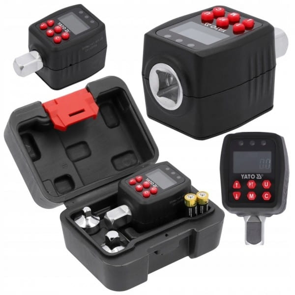 ELEKTRONICZNY ADAPTER DYNAMOMETRYCZNY 1/2" 10-200NM WYŚWIETLACZ LCD YT07535