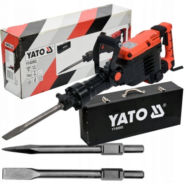 YATO MŁOT WYBURZENIOWY 70J CHŁODZONY OLEJEM YT-82002 HEX 1600W BETON ŻELBET
