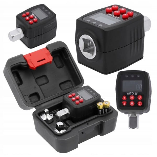 ELEKTRONICZNY ADAPTER DYNAMOMETRYCZNY 1/2" 10-200NM WYŚWIETLACZ LCD YT07535