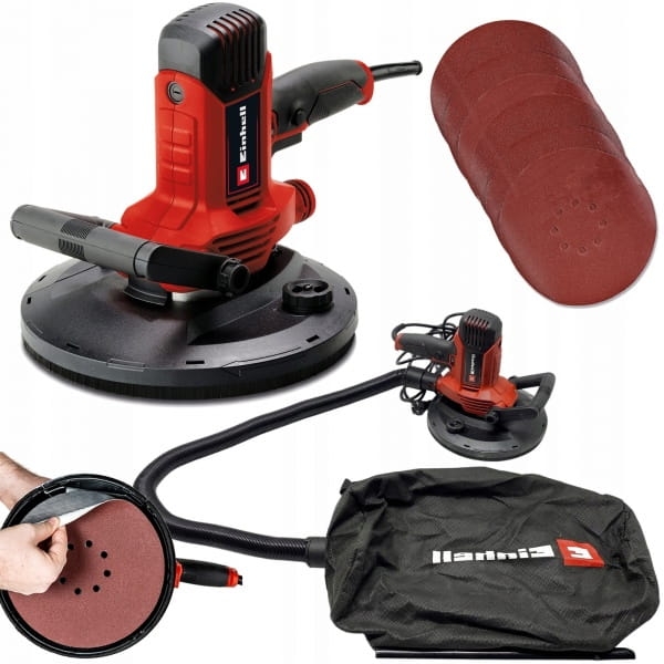 EINHELL SIECIOWA SZLIFIERKA DO GIPSU TC-DWS 225 DO GIPSU OSSYSANIE PYŁU