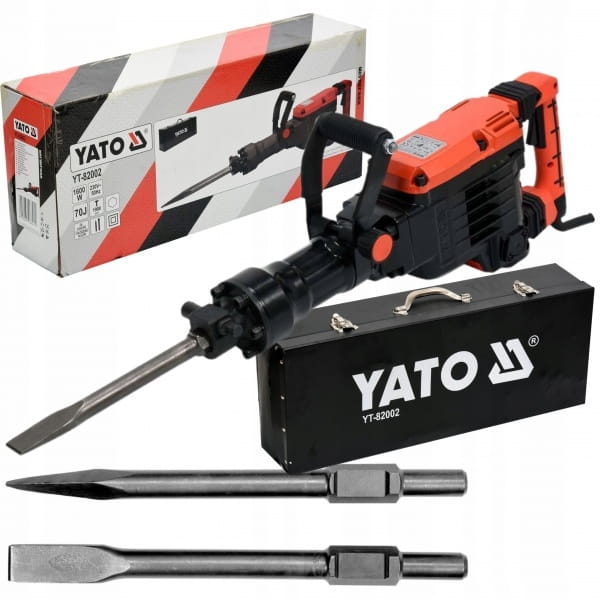 YATO MŁOT WYBURZENIOWY 70J CHŁODZONY OLEJEM YT-82002 HEX 1600W BETON ŻELBET