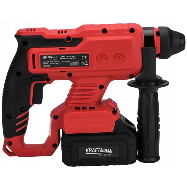 MŁOT UDAROWY AKUMULATOROWY 21V 3J BEZSZCZOTKOWY 2X AKUMULATOR 4AH MOCNY