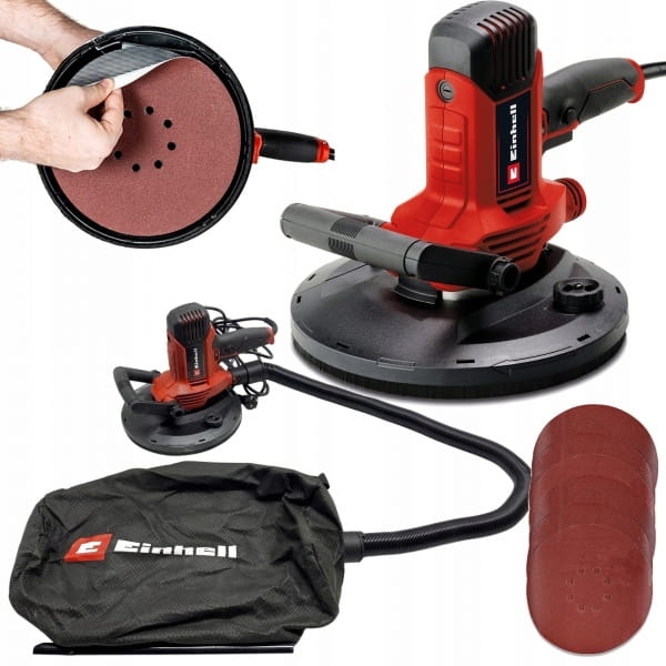 EINHELL SIECIOWA SZLIFIERKA DO GIPSU TC-DWS 225 DO GIPSU OSSYSANIE PYŁU