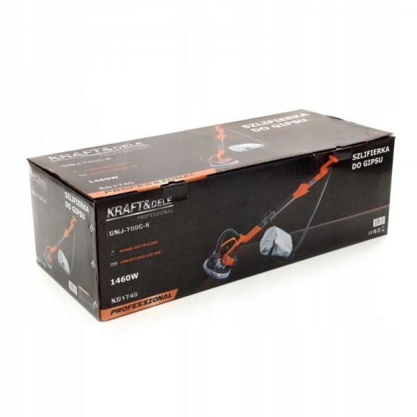 KRAFT&amp;DELE SZLIFIERKA ŻYRAFA DO GŁADZI GIPSU TYNKU 225MM Z LED KD1740