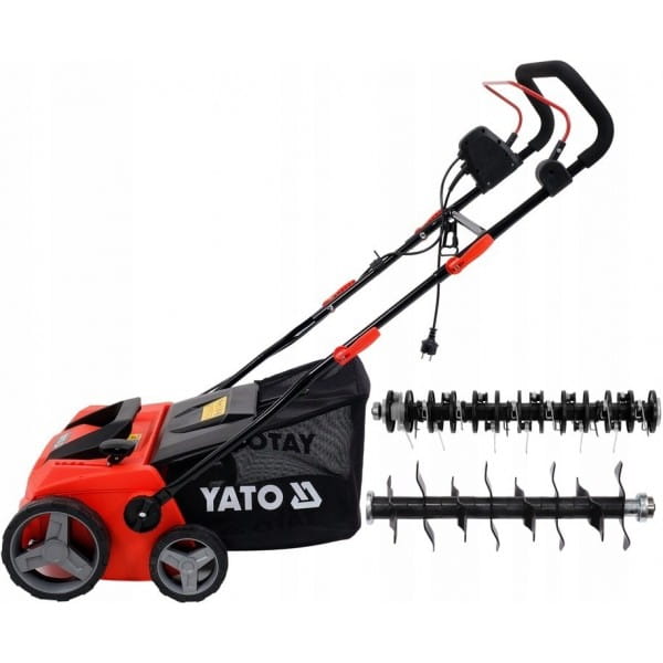 YATO WERTYKULATOR AERATOR KULTYWATOR DO GLEBY ZIEMI ELEKTRYCZNY 1800W 38CM