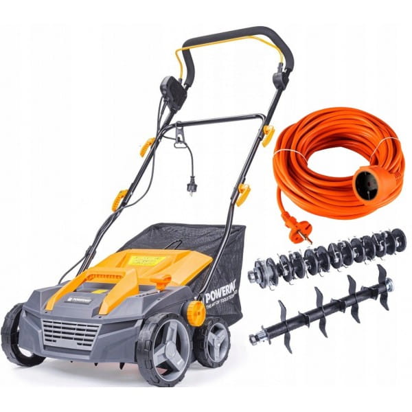 AERATOR WERTYKULATOR ELEKTRYCZNY Z KOSZEM 3W1 2550W AERACJA WERTYKULACJA +P