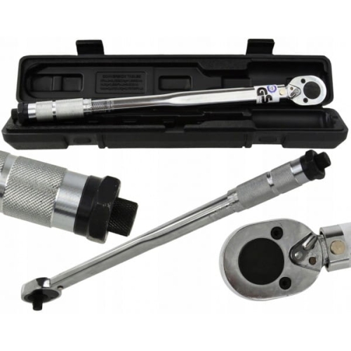 KLUCZ DYNAMOMETRYCZNY 1/2" 40-210NM BLOKADA ŚRUBOWA DOKŁADNY GEKO