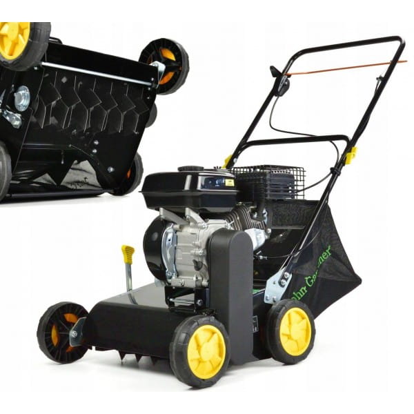 GEKO AERATOR WERTYKULATOR SPALINOWY 40CM 6,5HP KOSZ 45L LONCIN G84005