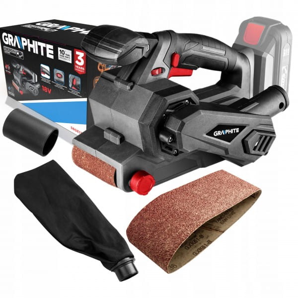 GRAPHITE SZLIFIERKA TAŚMOWA AKU ENERGY 18V 58GE136