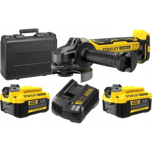 STANLEY SZLIFIERKA125MM 18V 2X4AH V20 SFMCG700M2K