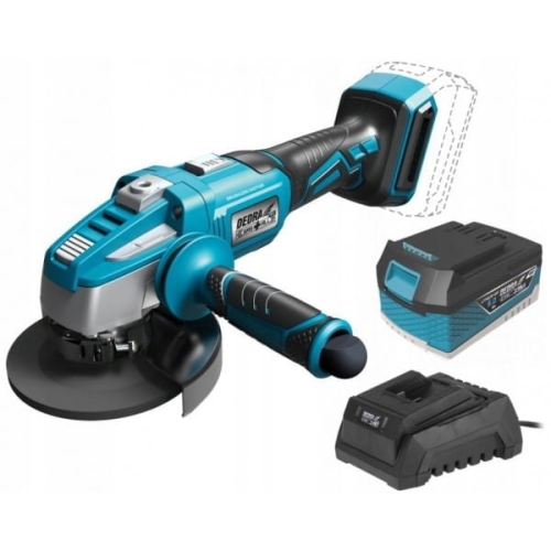 DEDRA DED7151 SZLIFIERKA KĄTOWA BEZSZCZOTKOWA AKUMULATOROWA +ŁADOWARKA +5AH