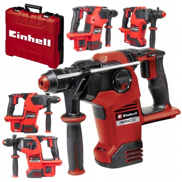 EINHELL AKUMULATOROWY MŁOT UDAROWY HEROCCO 36/28 TWIN PACK BEZSZCZOTKOWY