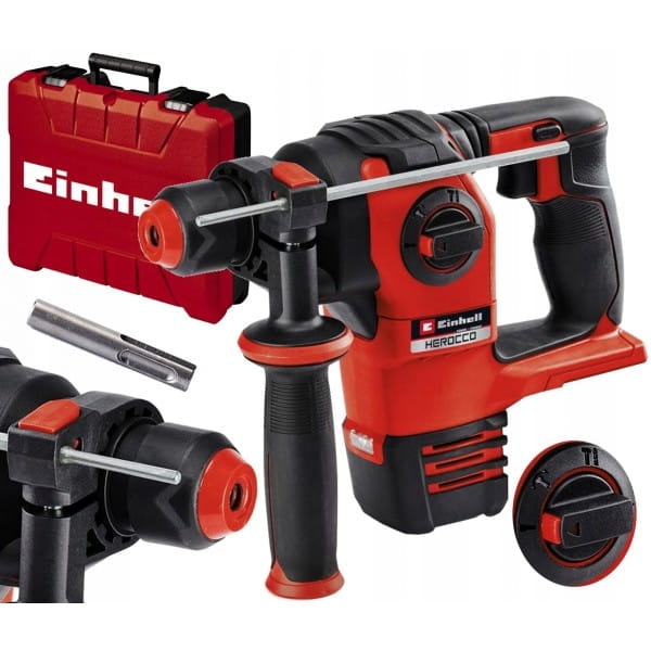 EINHELL AKUMULATOROWY MŁOT UDAROWY HEROCCO SOLO BEZSZCZOTKOWY 18V SDS+ 2,2J