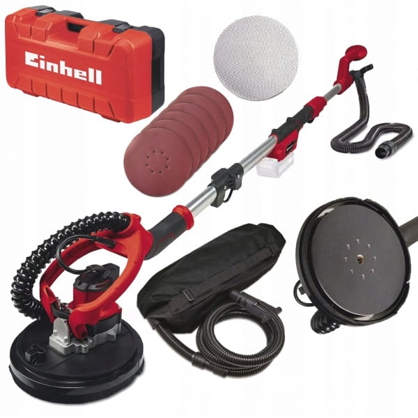 EINHELL SZLIFIERKA ZACIERACZKA DO GIPSU GŁADZI AKUM 18V WALIZKA + OPS TE-DW