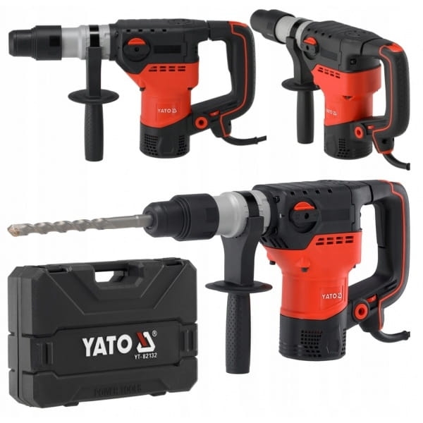 MŁOT UDAROWY OBROTOWY DO KUCIA I WIERCENIA SDS MAX 15J 1600W YATO YT-82132