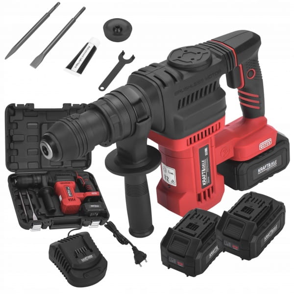 MŁOT UDAROWY AKUMULATOROWY 21V 7,5J BEZSZCZOTKOWY 2X AKUMULATORY 4AH KD3193