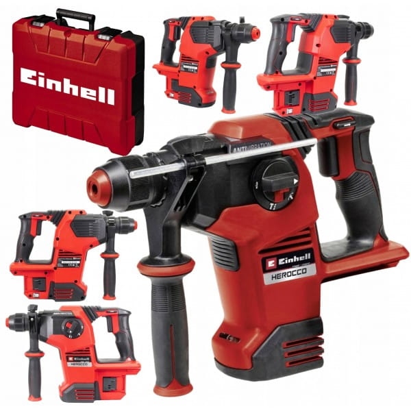 EINHELL AKUMULATOROWY MŁOT UDAROWY HEROCCO 36/28 TWIN PACK BEZSZCZOTKOWY